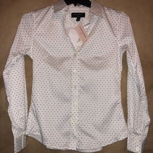 Banana Republic All over Diamond button down shirt